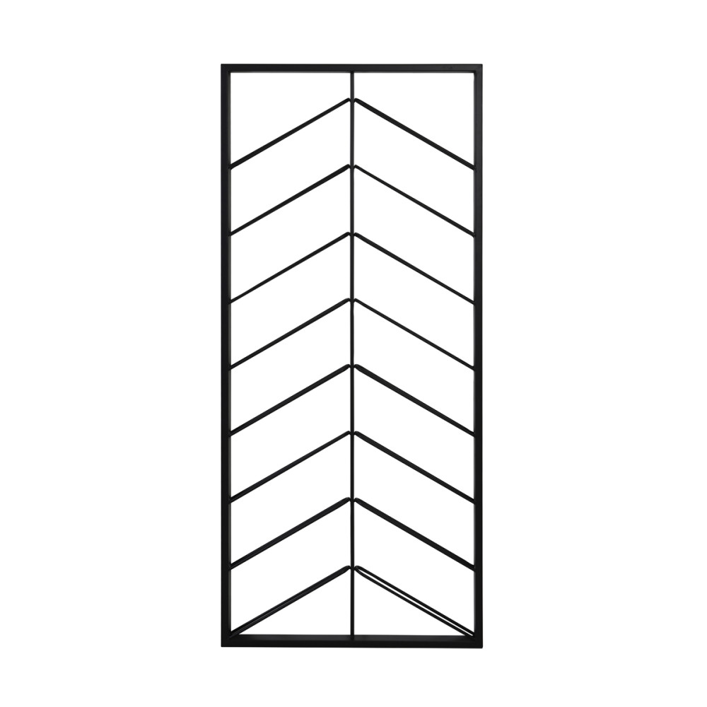 Wine rack 16 bottles 70x6x160 cm MALBEO black