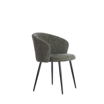 Dining chair 58x58x78 cm RADAJA dark green+black