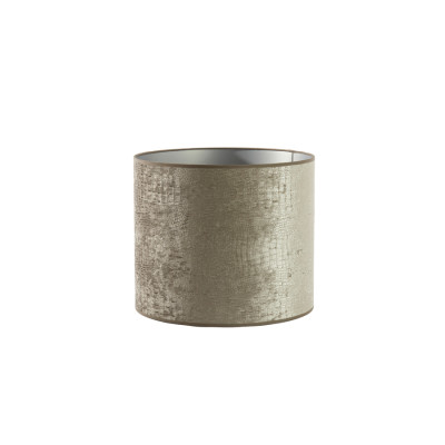 Shade cylinder 35-35-30 cm CHELSEA velours silver