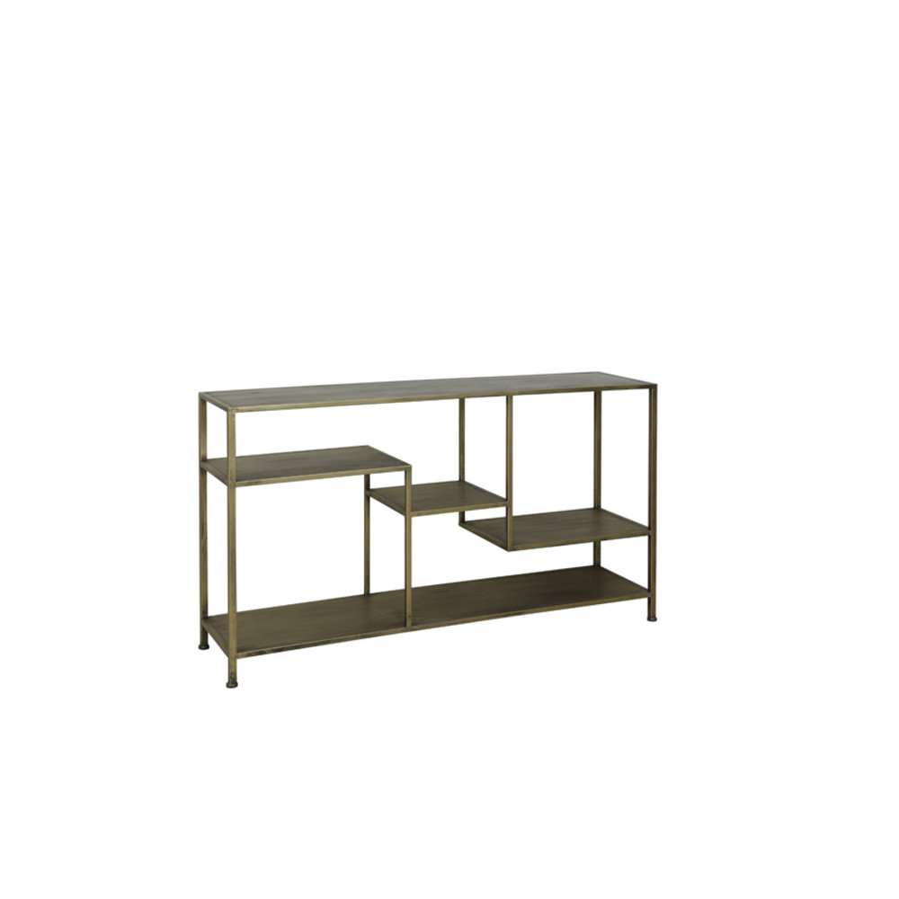 Console 141x37x81 cm YVANA antique gold
