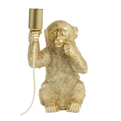 Table lamp 20x19,5x34 cm MONKEY gold