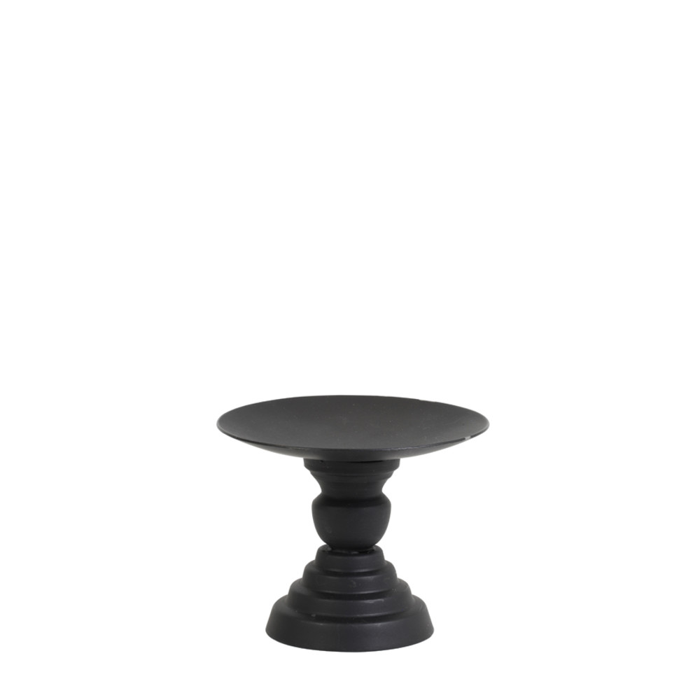 Candle holder Ø10,5x8,5 cm POZZO matt black