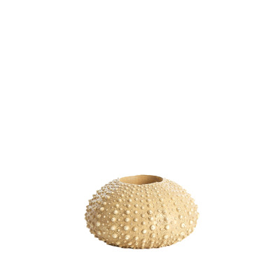 Tealight holder Ø12x7 cm SEA URCHIN sand