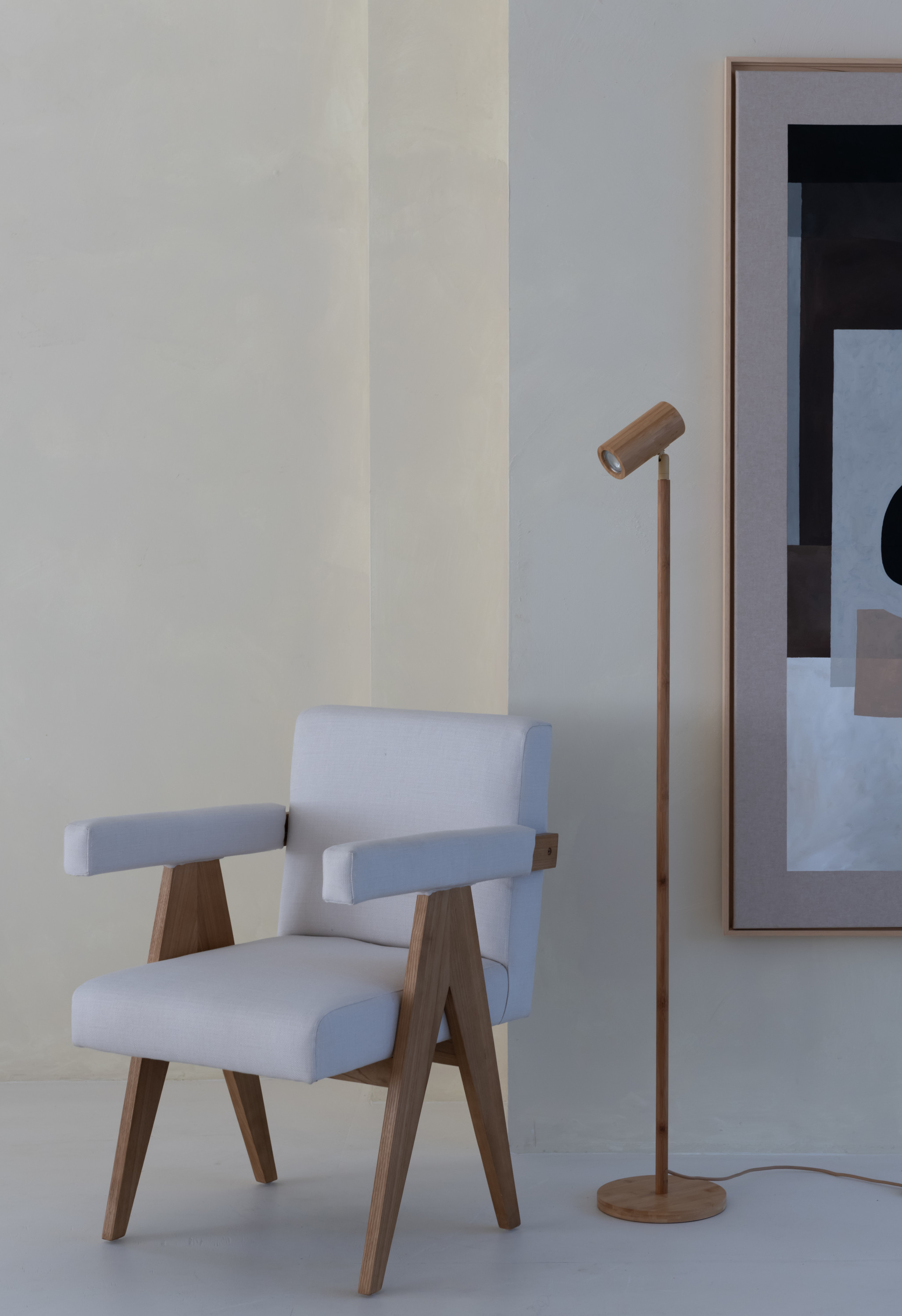 Floor lamp Java h.141cm natural