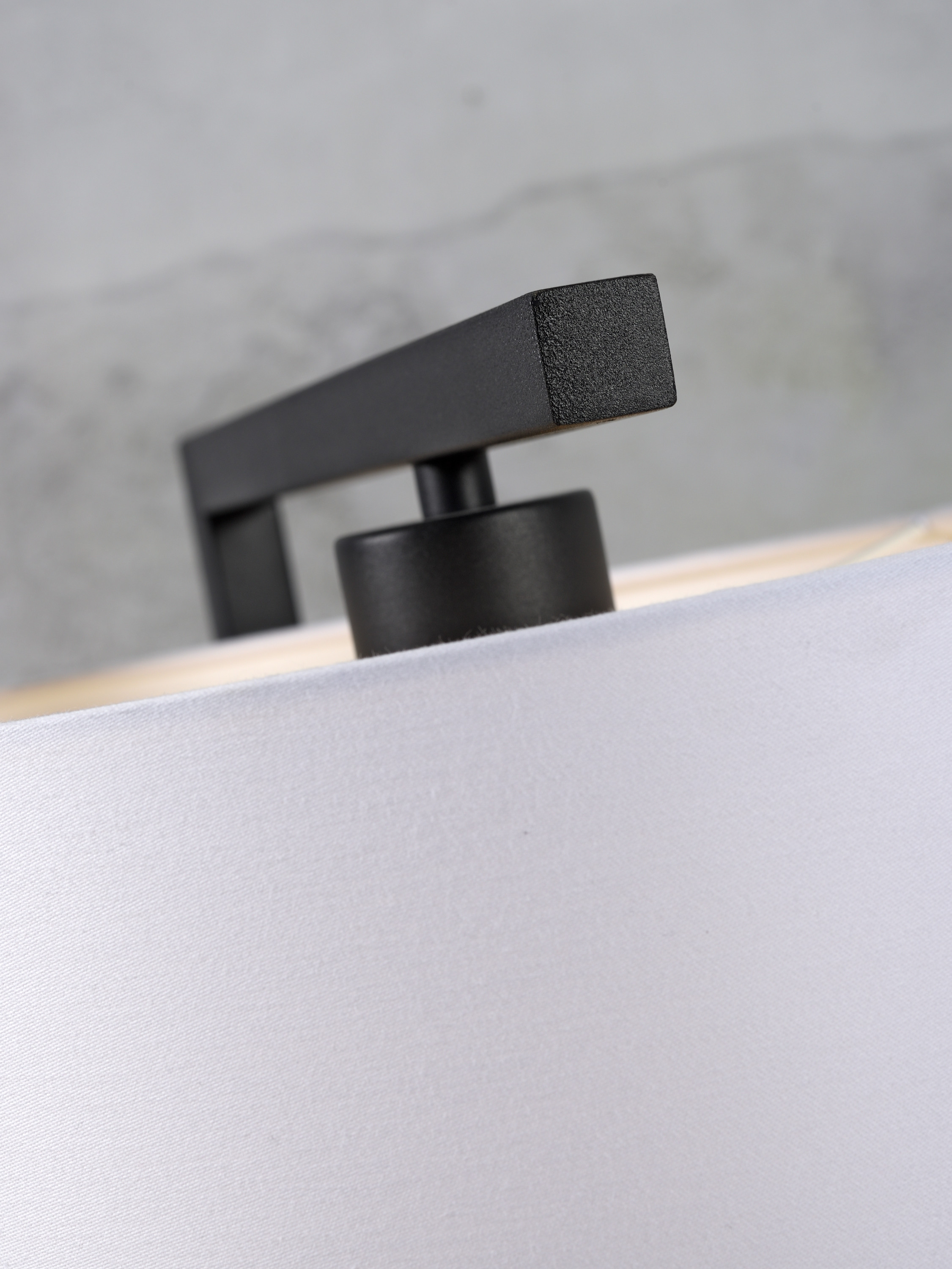 Floor lamp iron/black Boston h.160cm/shade 32x20cm, black