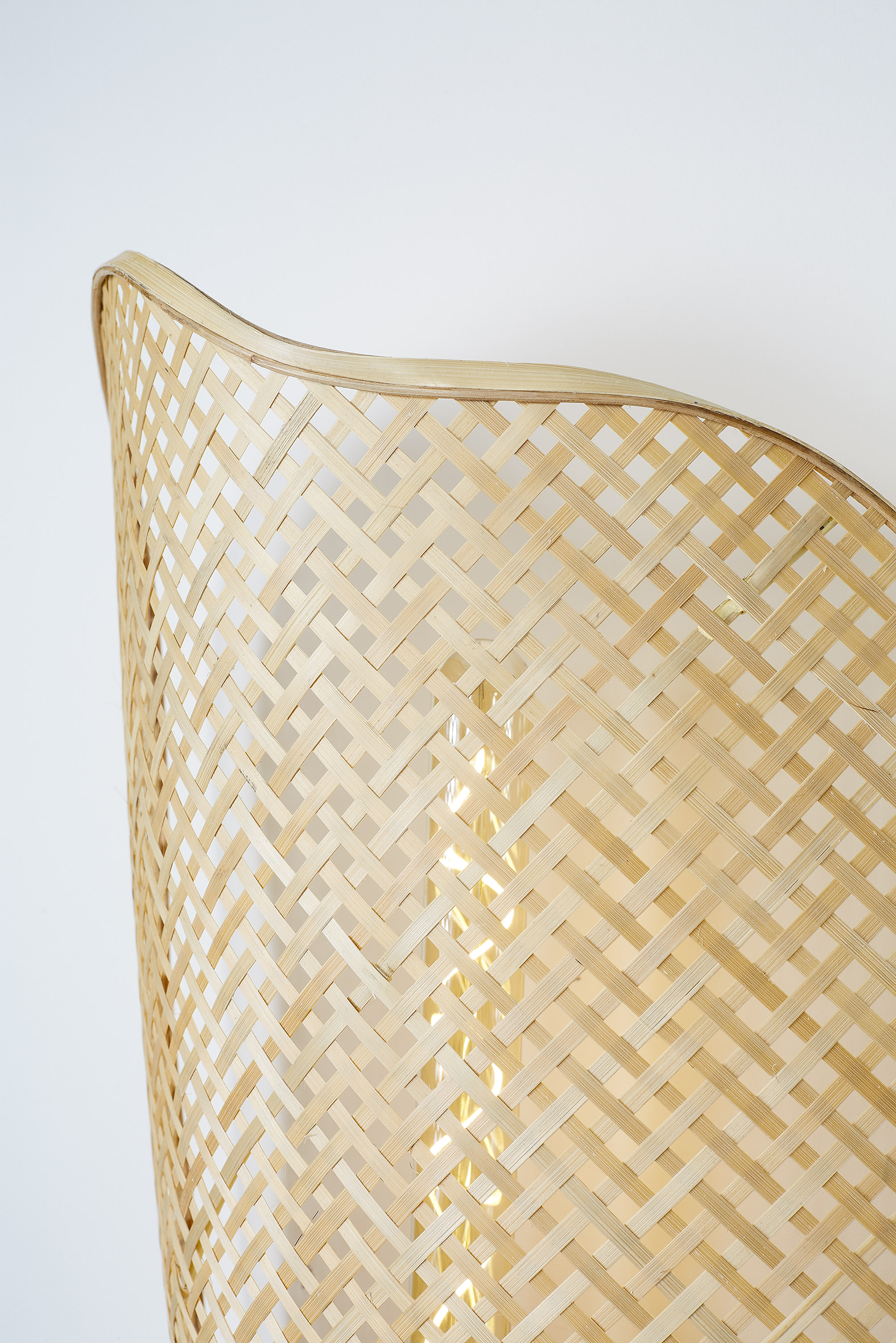 Wall lamp Kinabalu shade 40x10xh.50cm natural