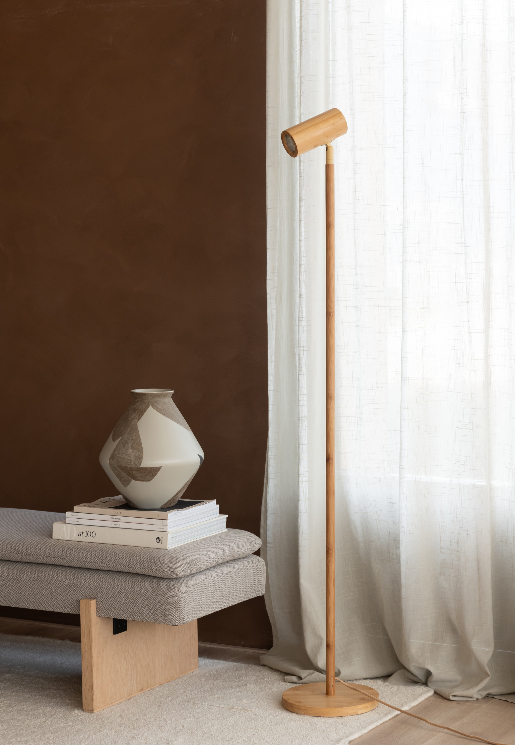 Floor lamp Java h.141cm natural