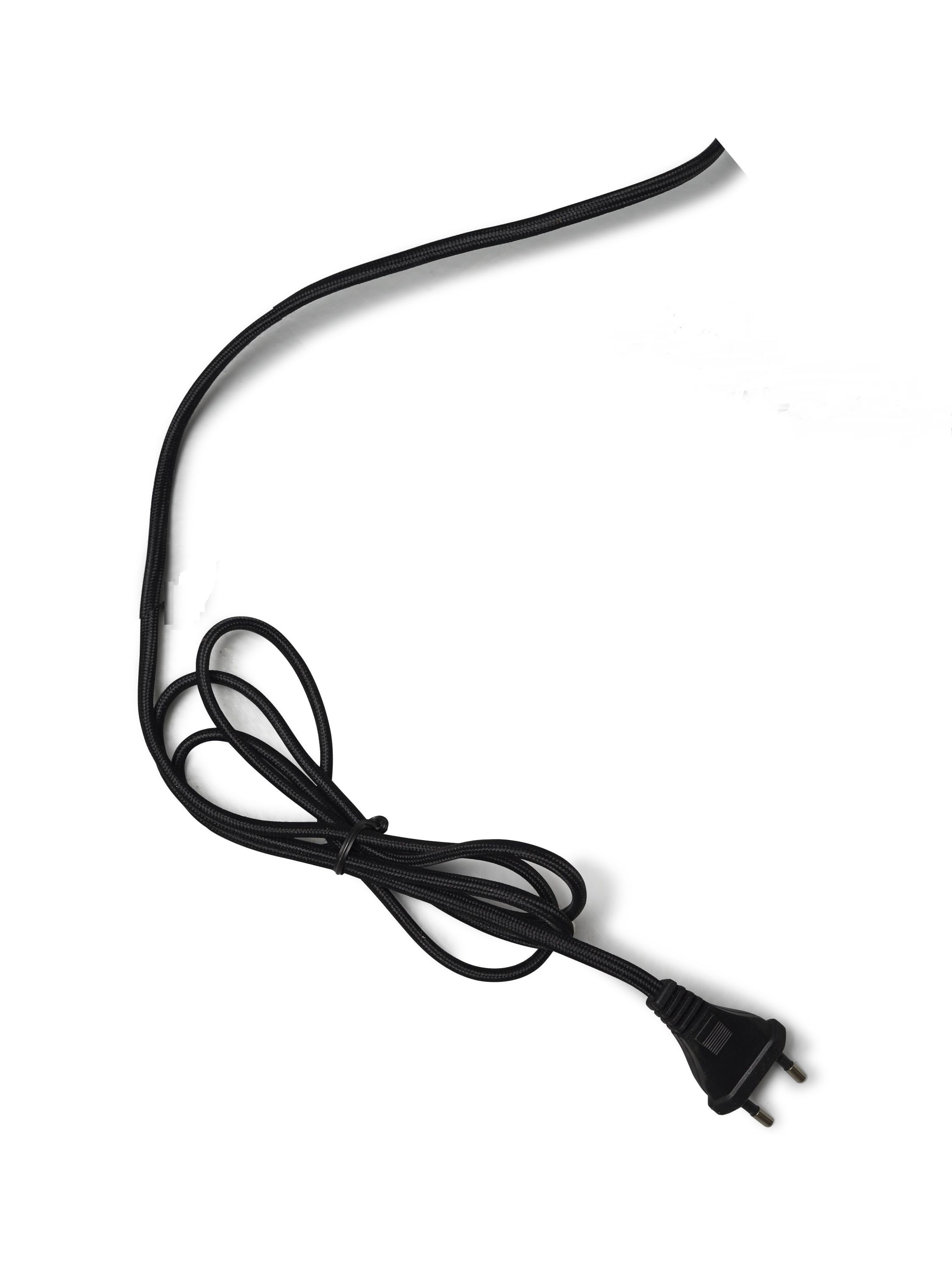 Floor lamp iron Salamanca 2-shade h.145x28cm/shade 16x12cm, black