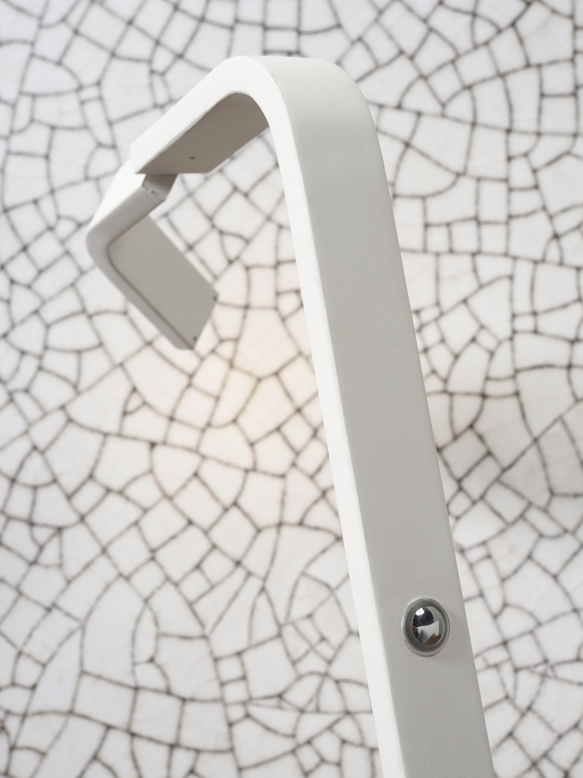 Table lamp iron Zurich LED 5W/ 25000hrs h.48cm incl. dimmer, white