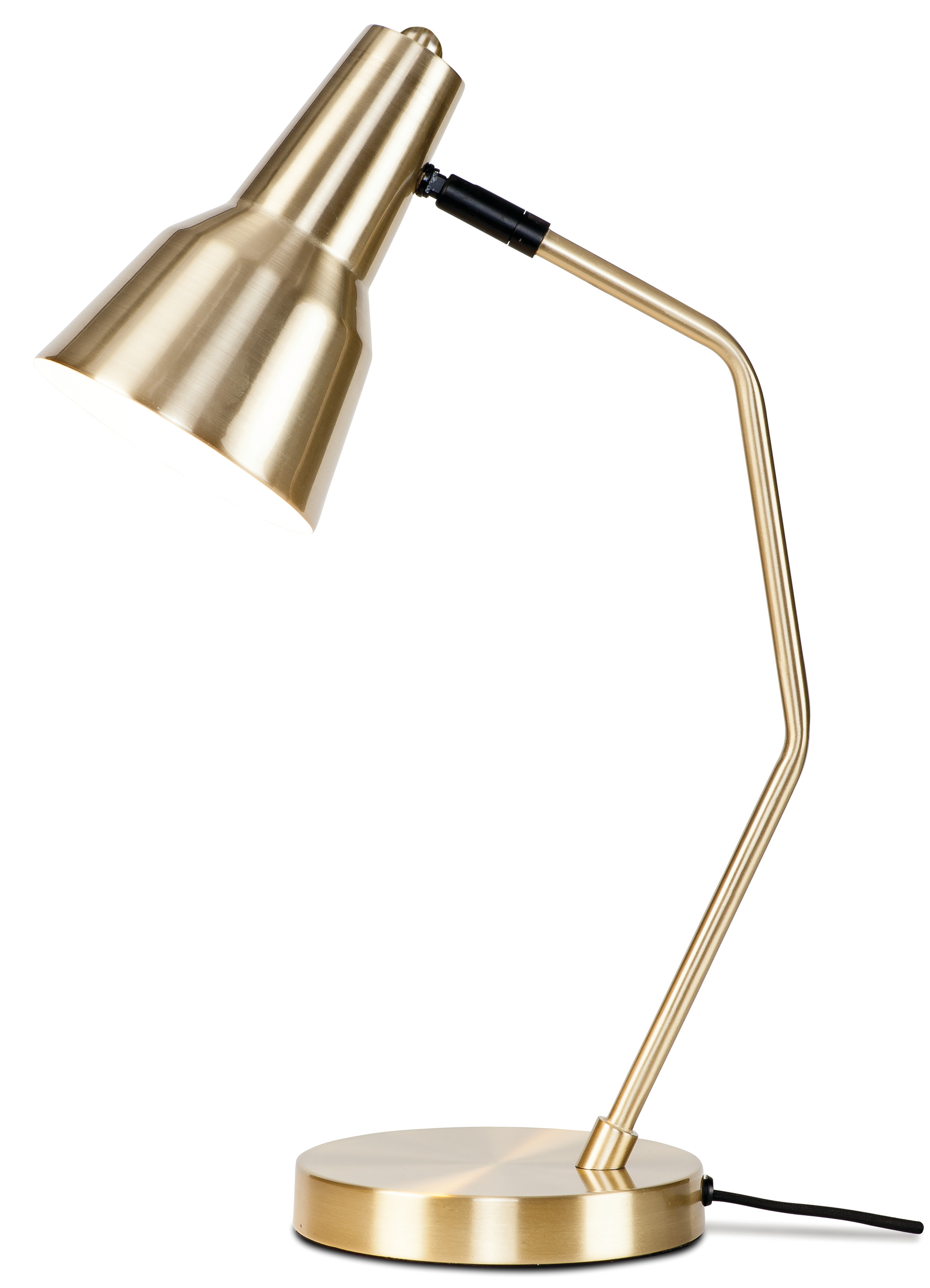 Table lamp iron Valencia w.35xh.44cm/shade dia.12,5xh.20cm, gold
