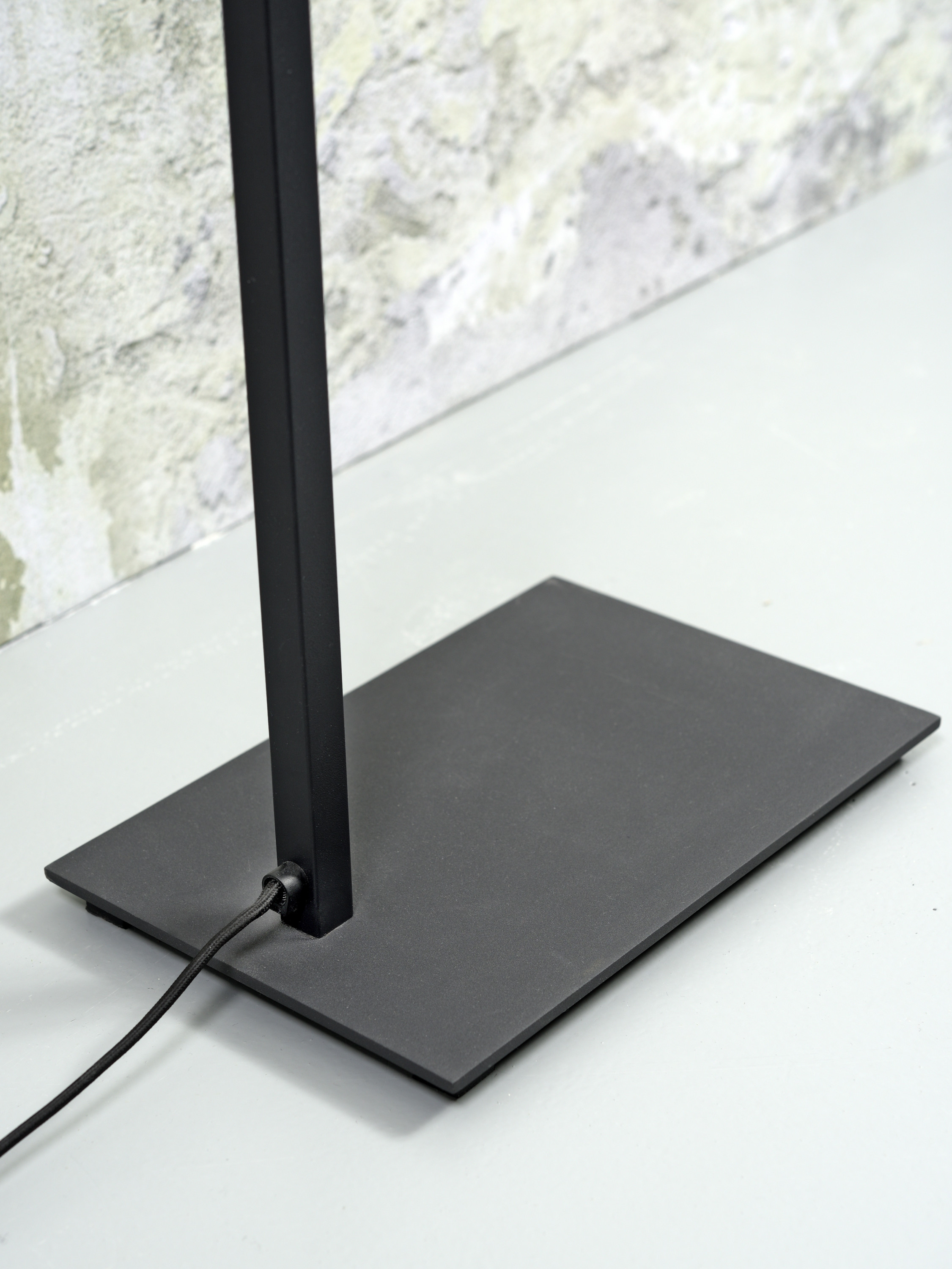 Floor lamp iron/black Boston h.160cm/shade 32x20cm, black