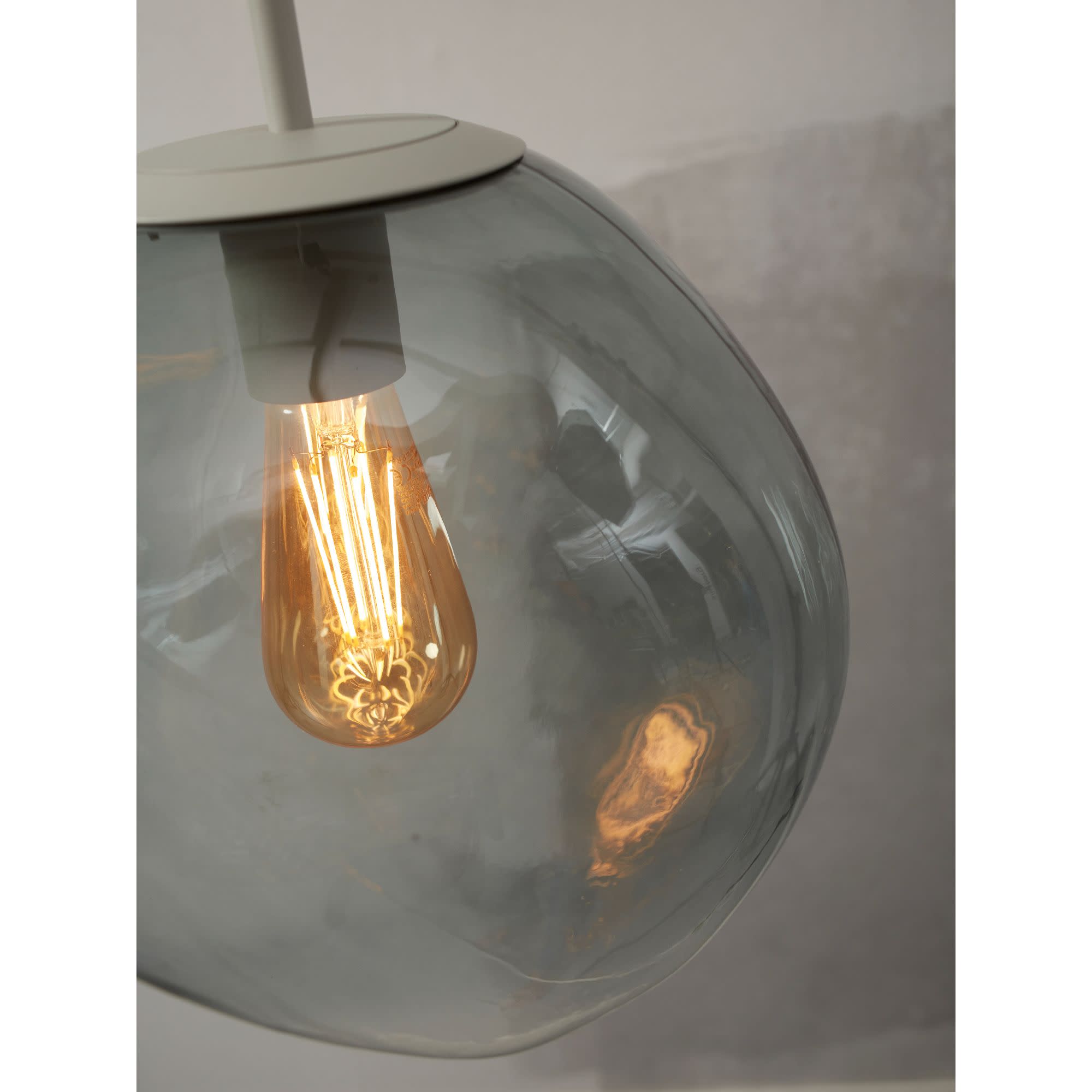 Hanging lamp Helsinki boulder, light grey